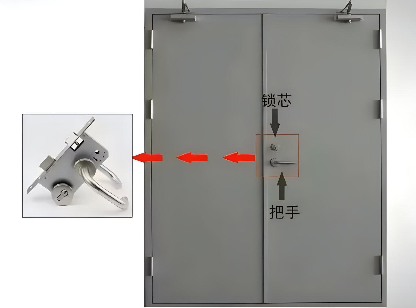 众旭钢质防火门产品实拍